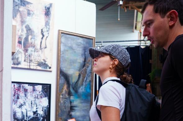 Expositie op Club Delft Festival