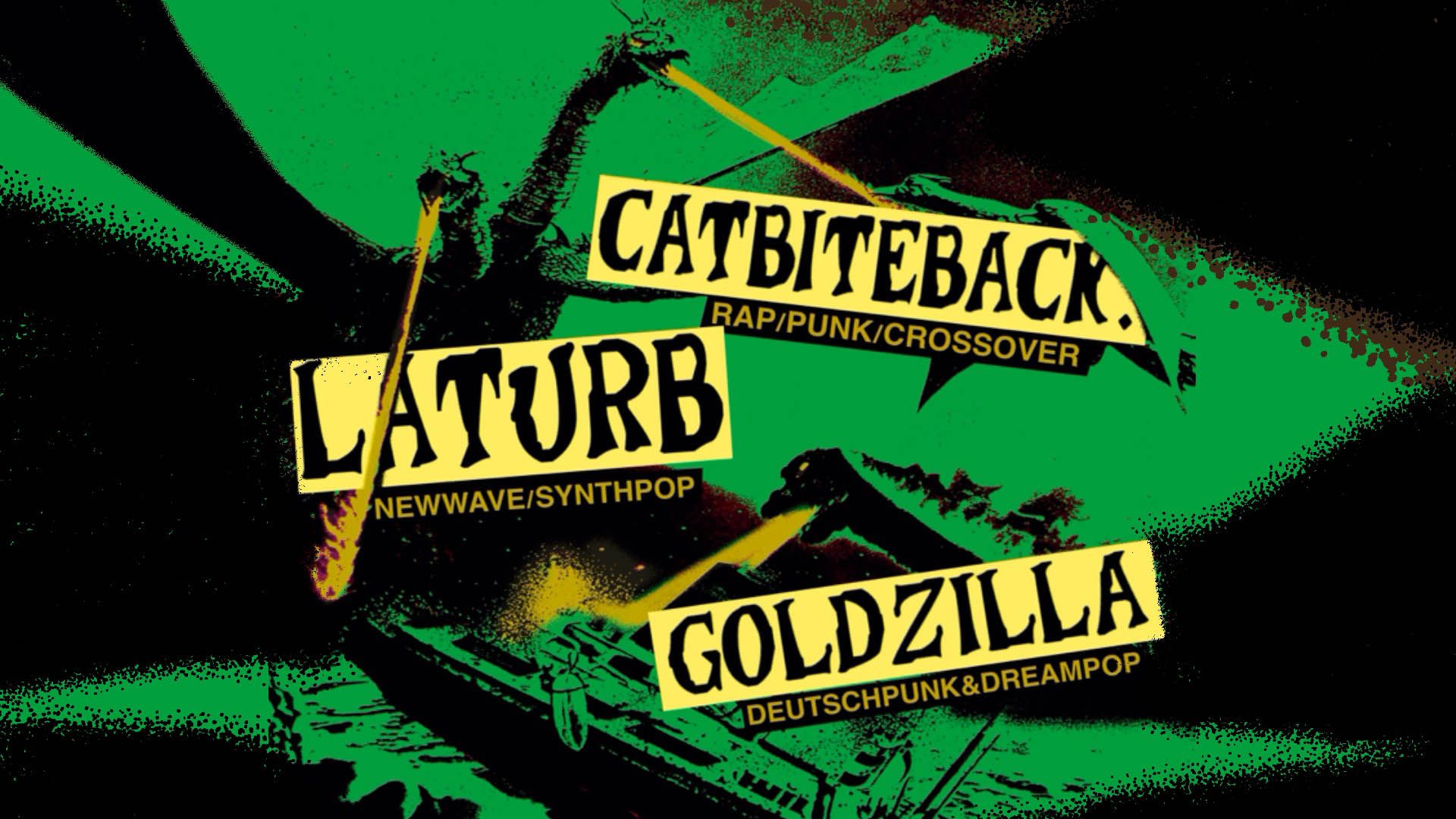 Laturb, Goldzilla, catbiteback