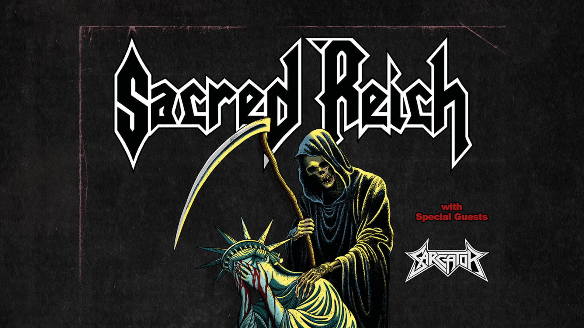 Sacred Reich (us), support: Sarcator (se)