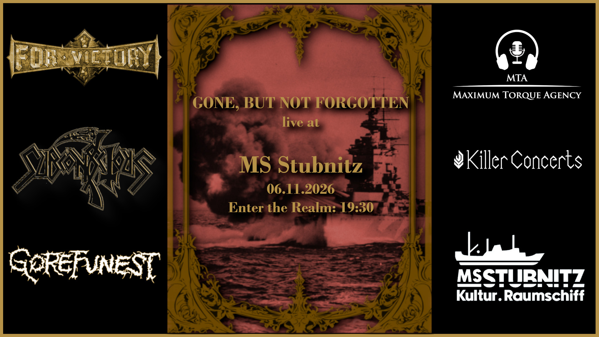 Gone, But Not Forgotten - Old School Deathmetal Tribute Night