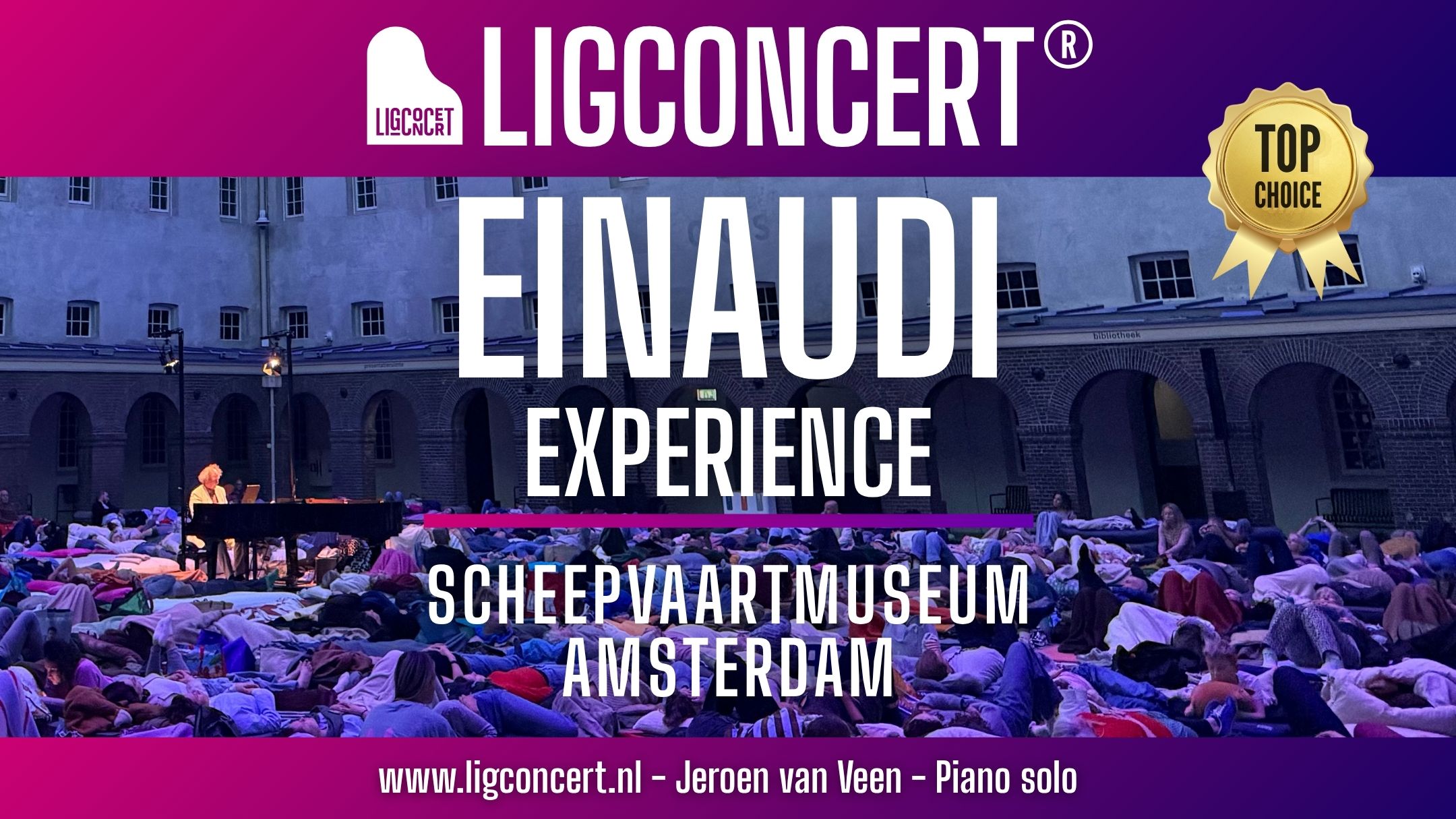 Ligconcert XL Einaudi Experience, Scheepvaartmuseum Amsterdam