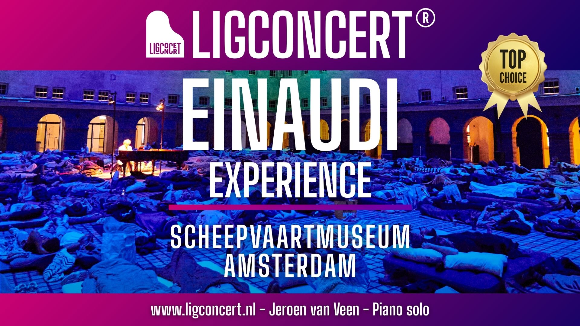 Ligconcert Einaudi Experience, Scheepvaartmuseum Amsterdam