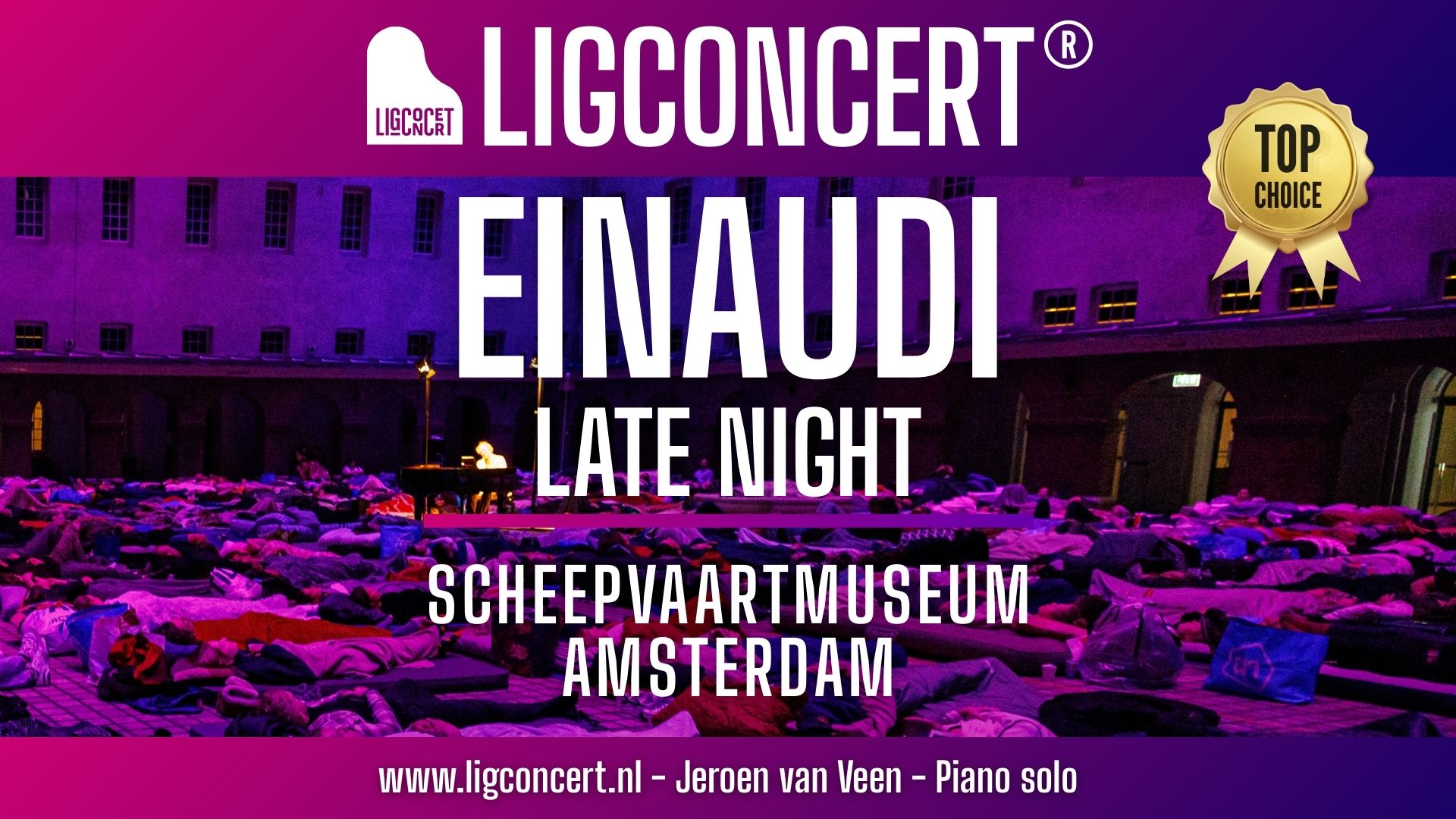 Ligconcert EINAUDI late night, Scheepvaartmuseum Amsterdam