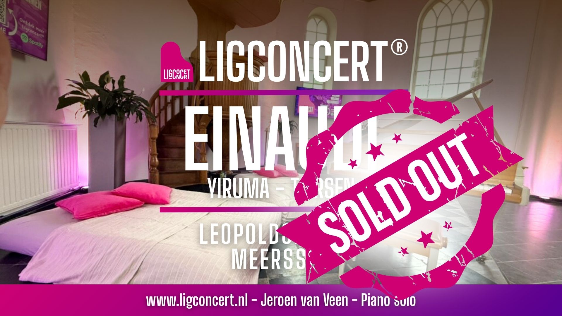 Ligconcert Einaudi-Yiruma-Tiersen, Leopoldskerkje Meerssen