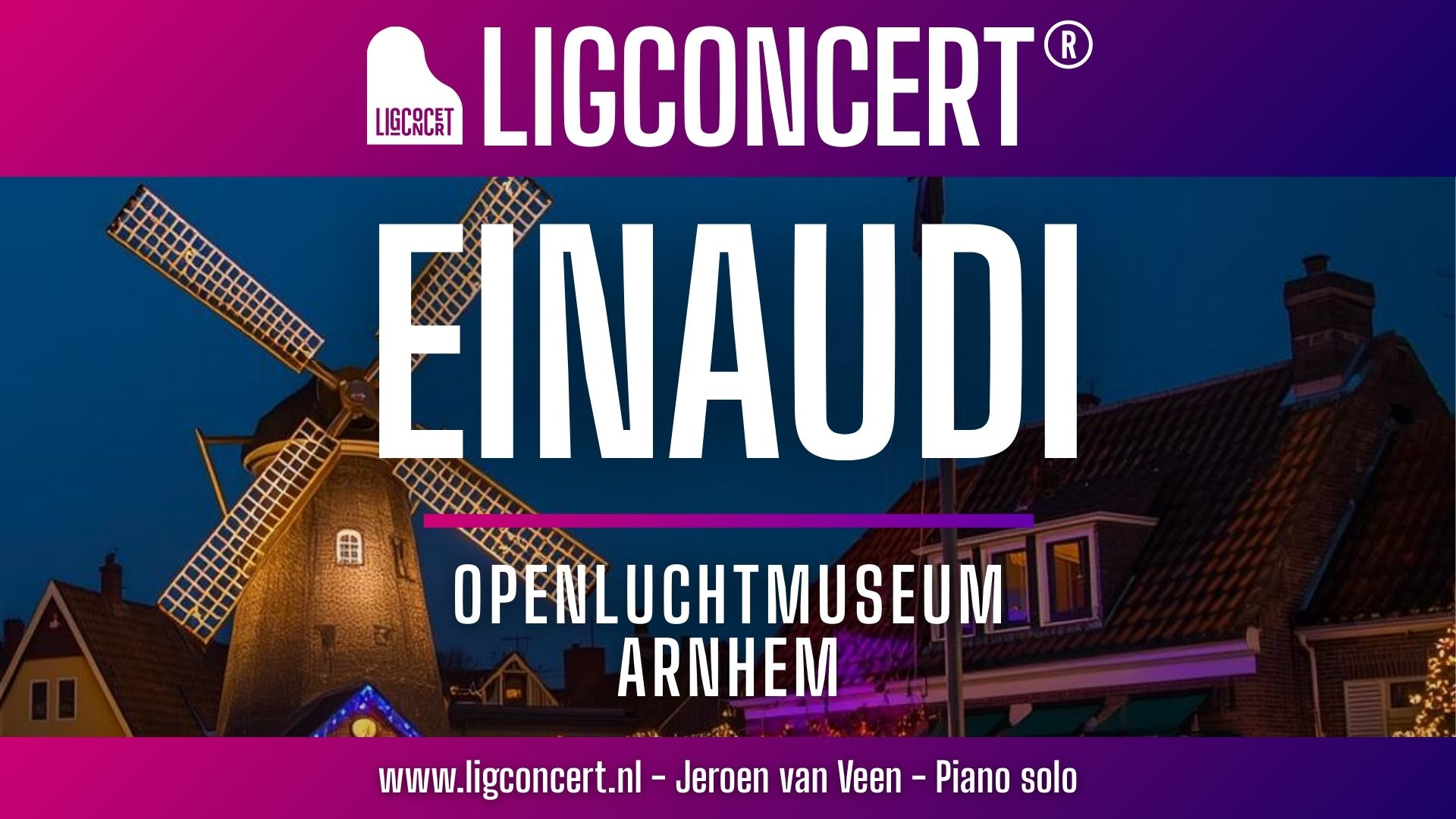 Ligconcert EINAUDI, Nederlands Openluchtmuseum Arnhem