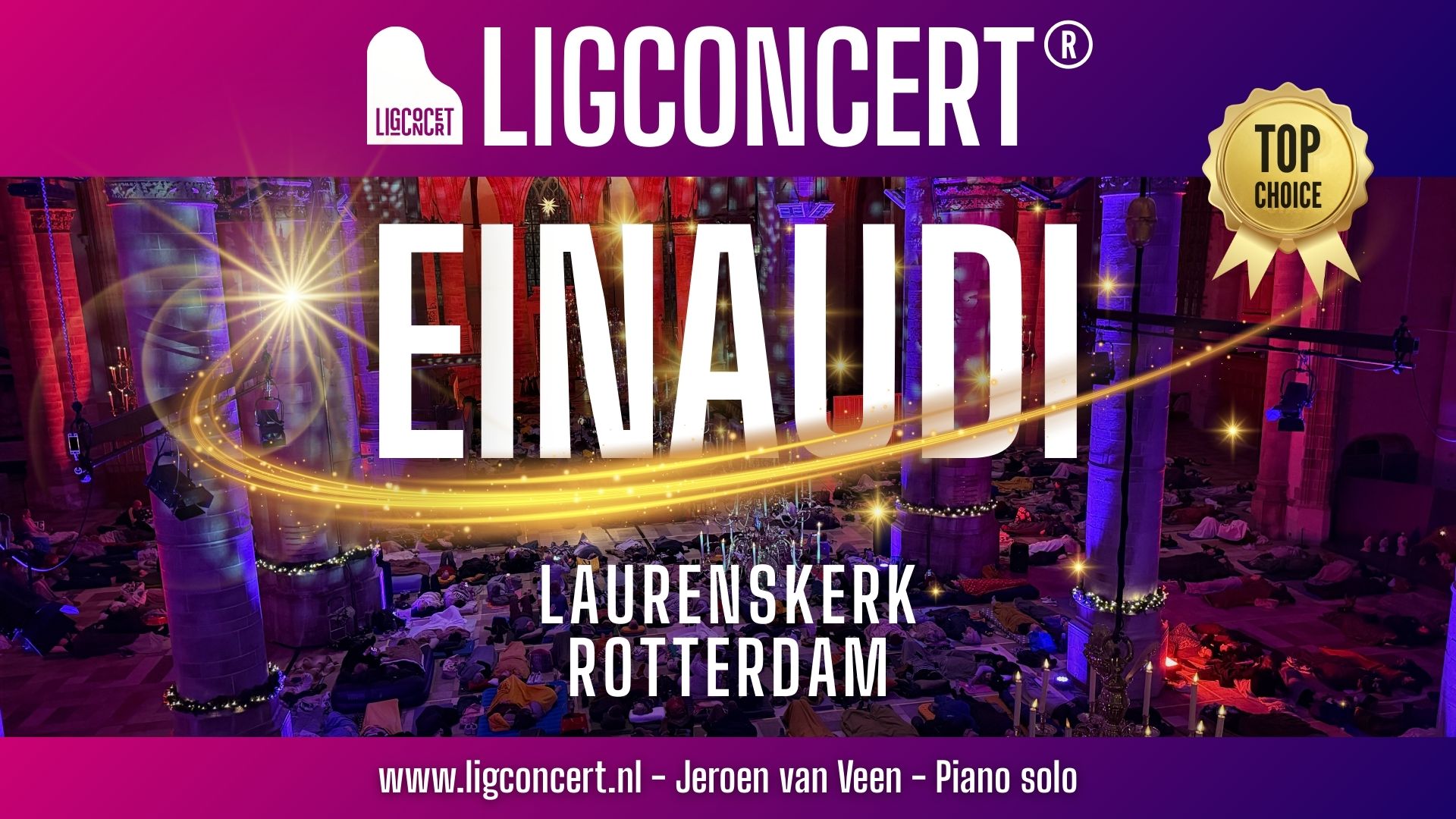Ligconcert, EINAUDI Laurenskerk Rotterdam