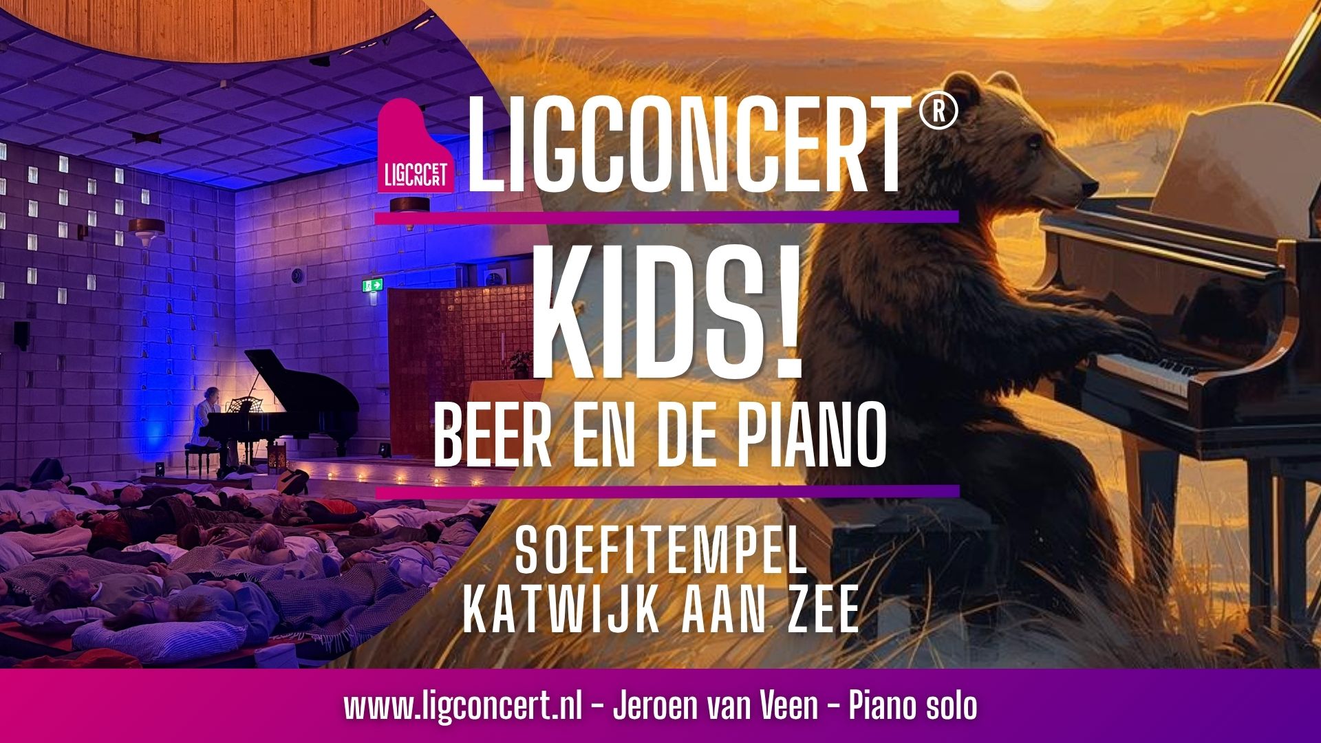 Kids Ligconcert op Berenjacht, Soefitempel Katwijk aan Zee