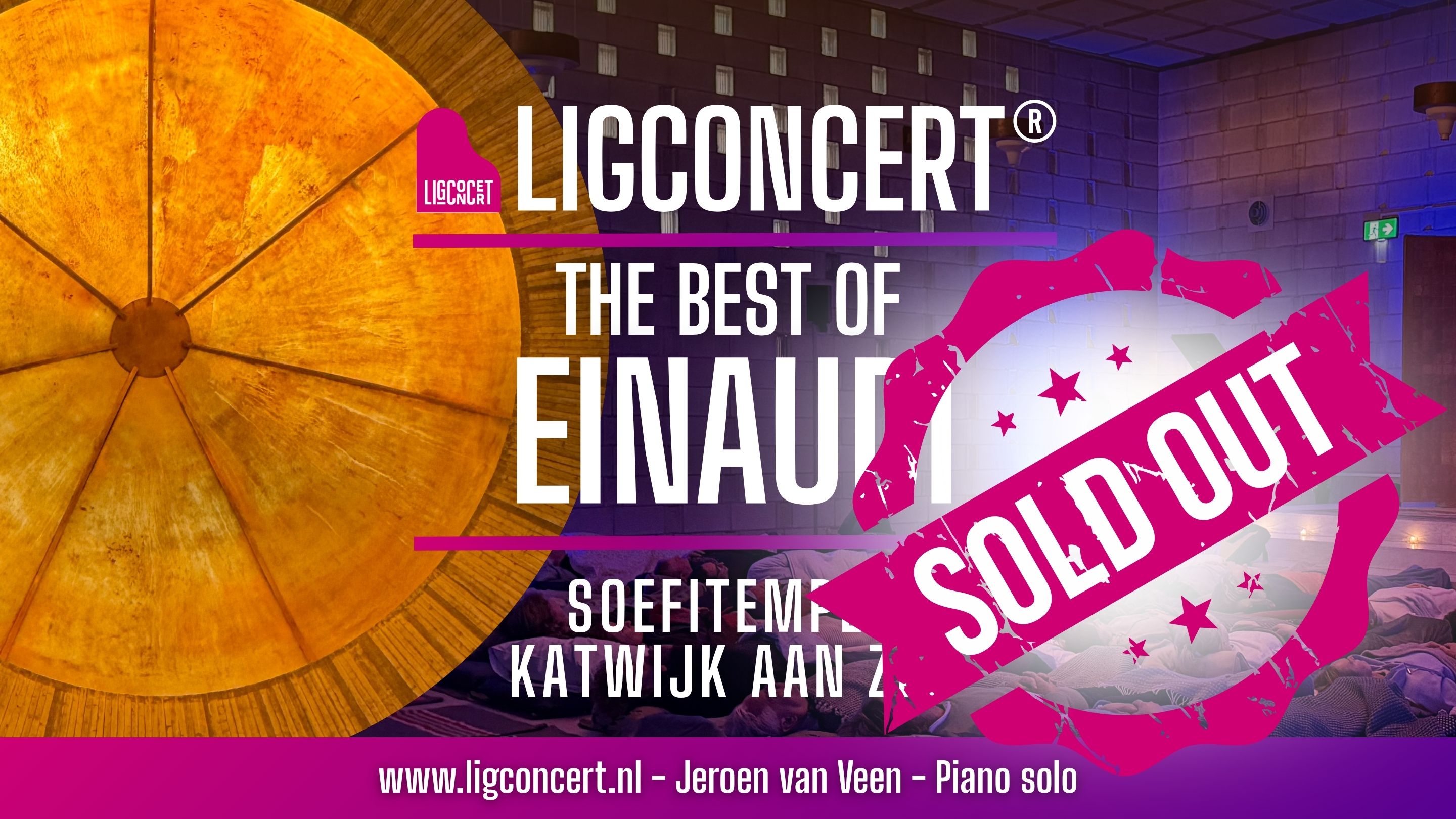 Ligconcert Best of Einaudi, Soefitempel Katwijk aan Zee