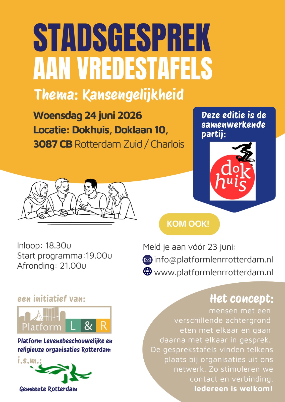 Stadsgesprek met platform L en R: kansenongelijkheid