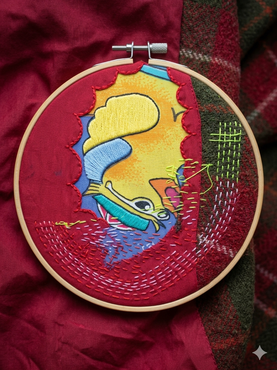 Forgotten crafts – Visible mending 4