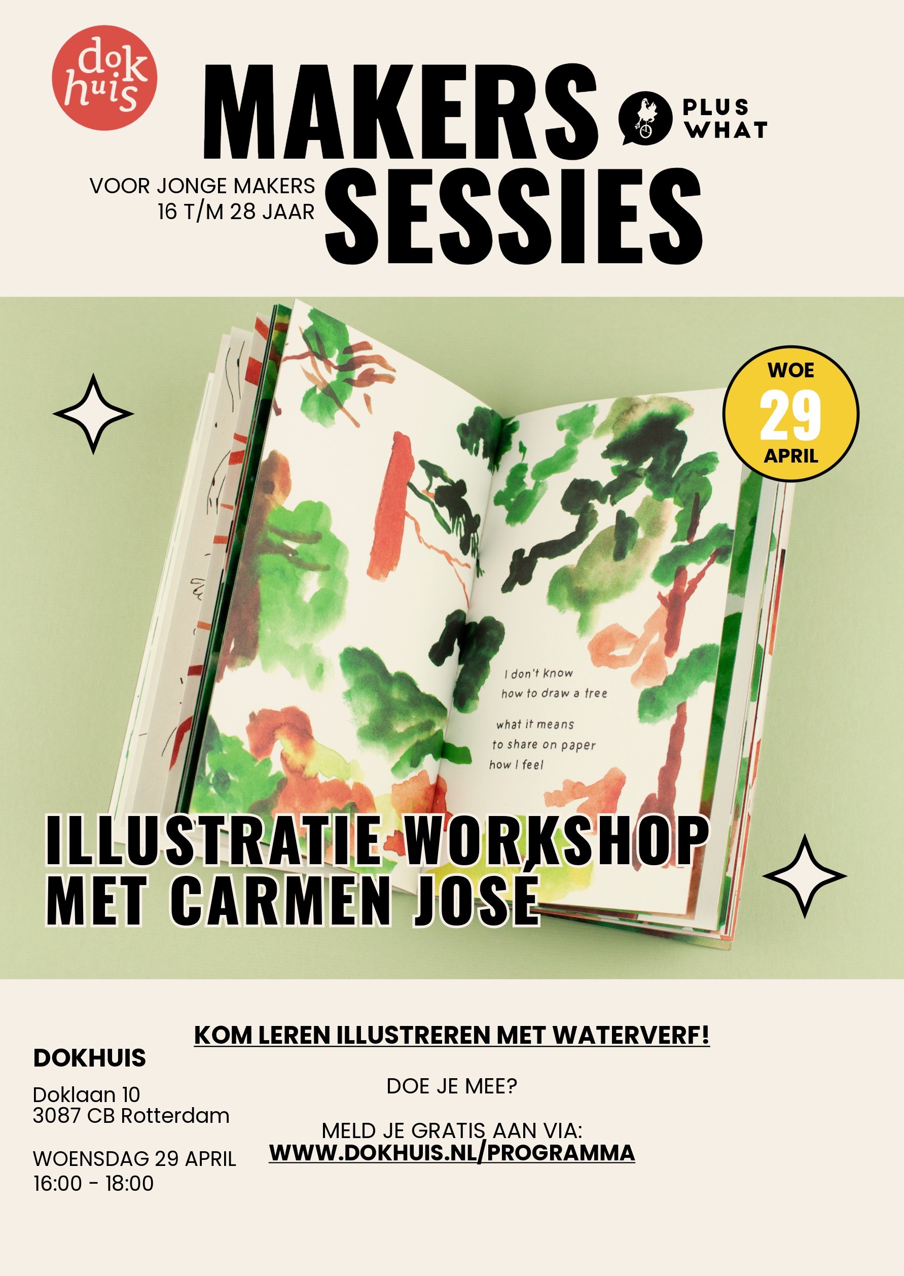 PLUS WHAT X DOKHUIS: Makers Sessie voor jongeren