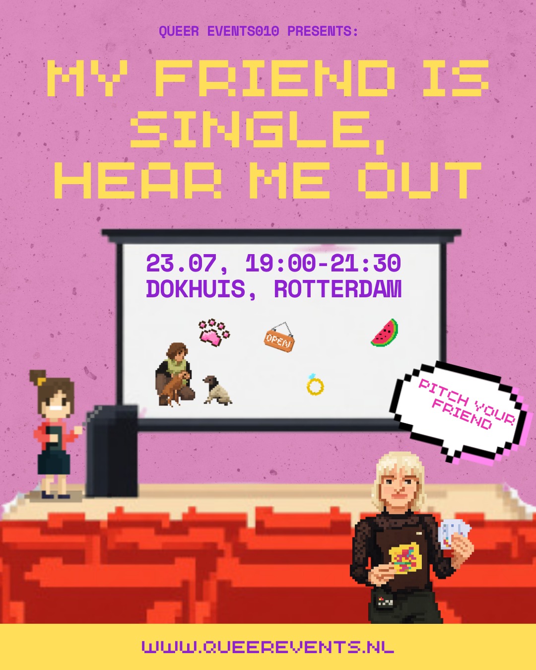 Queer Events010: My Friend Is Single, Hear Me Out