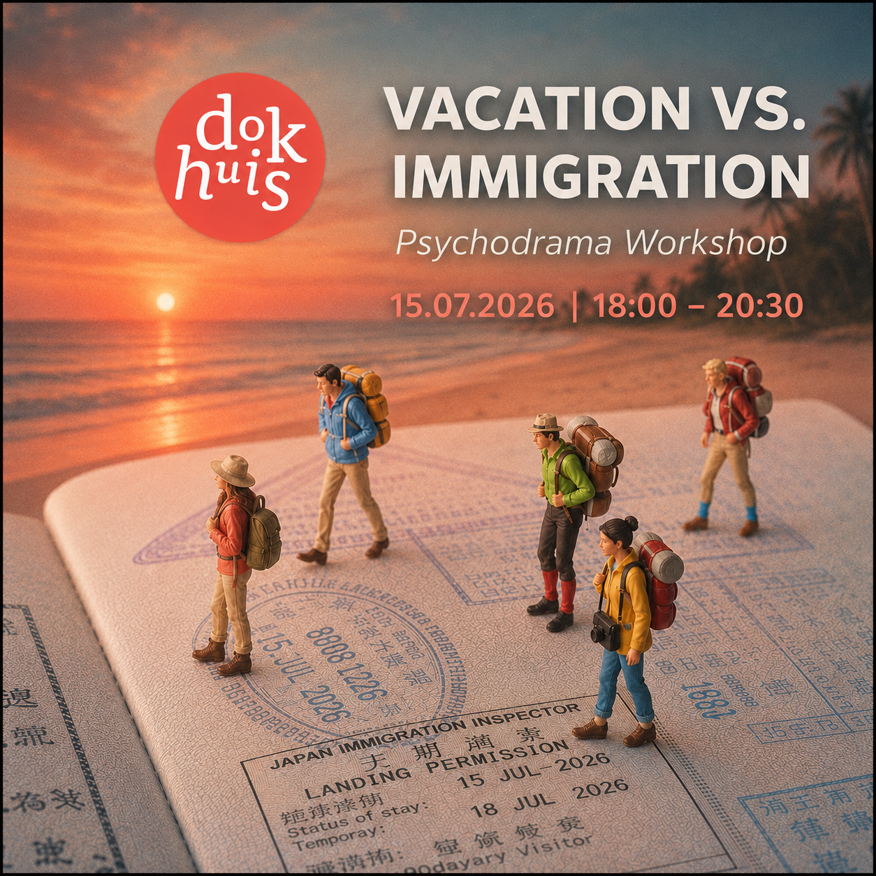 Psychodrama workshop: vacation vs. immigration