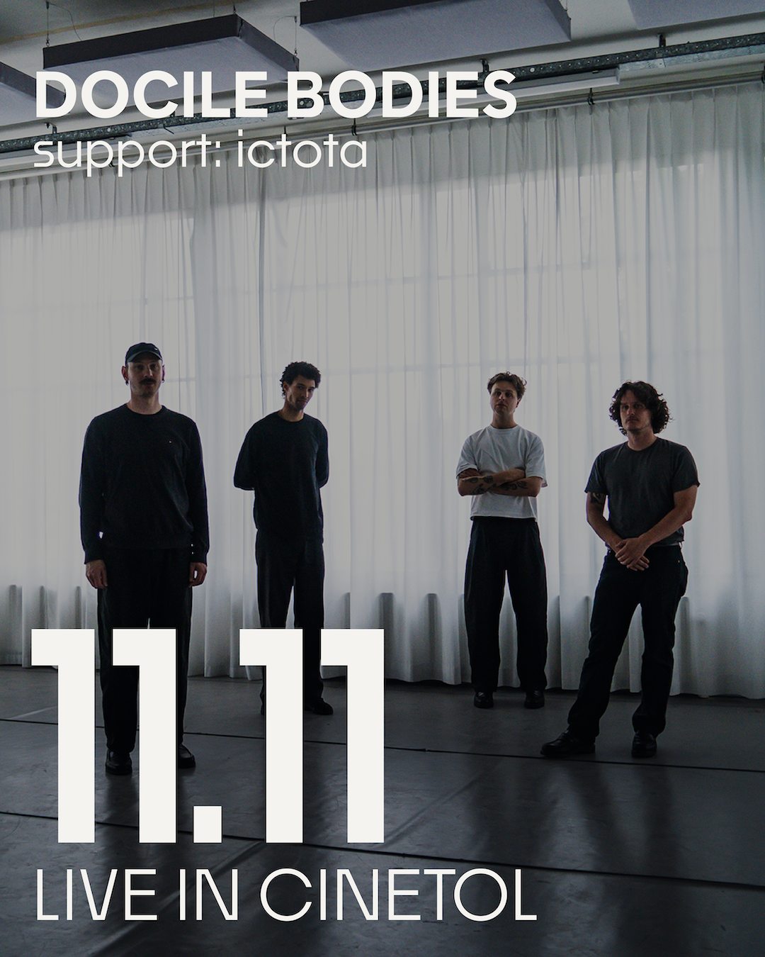 Docile Bodies | Album Release Tour | Support: Ictota Graphic