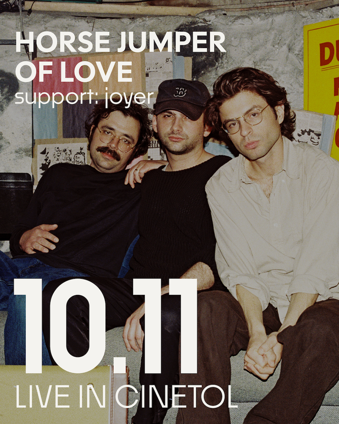 Horse Jumper of Love + support: Joyer Graphic