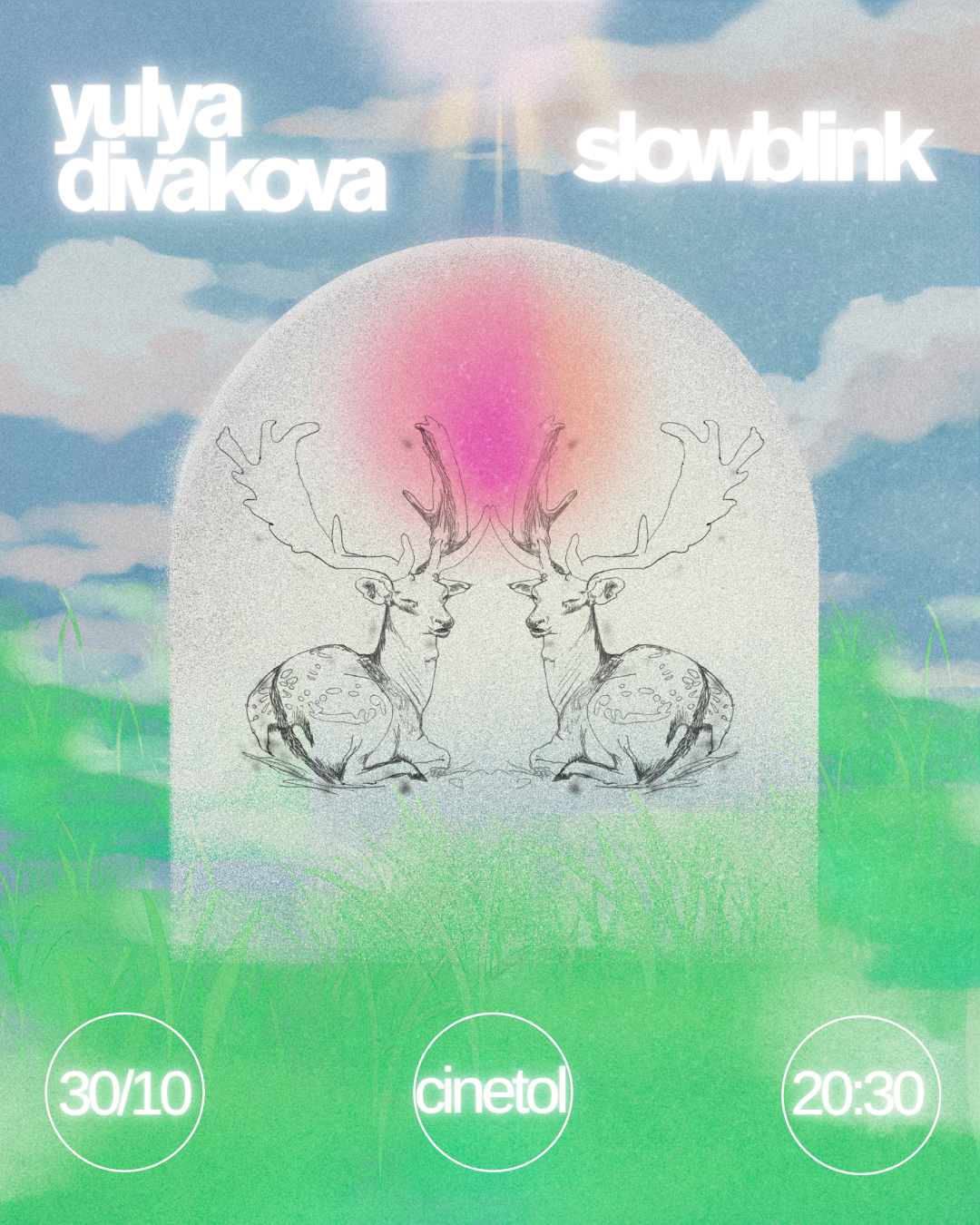 Yulya Divakova + slowblink | ververs endshow Graphic