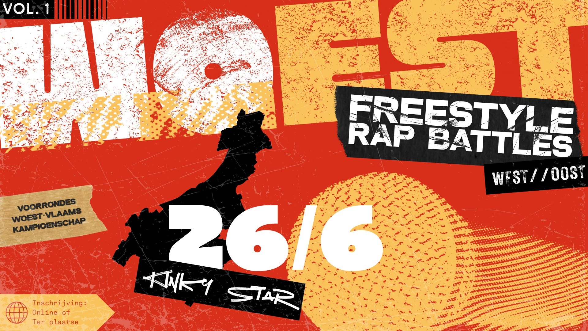 WOEST - Rap Battle Gentse Voorronde poster