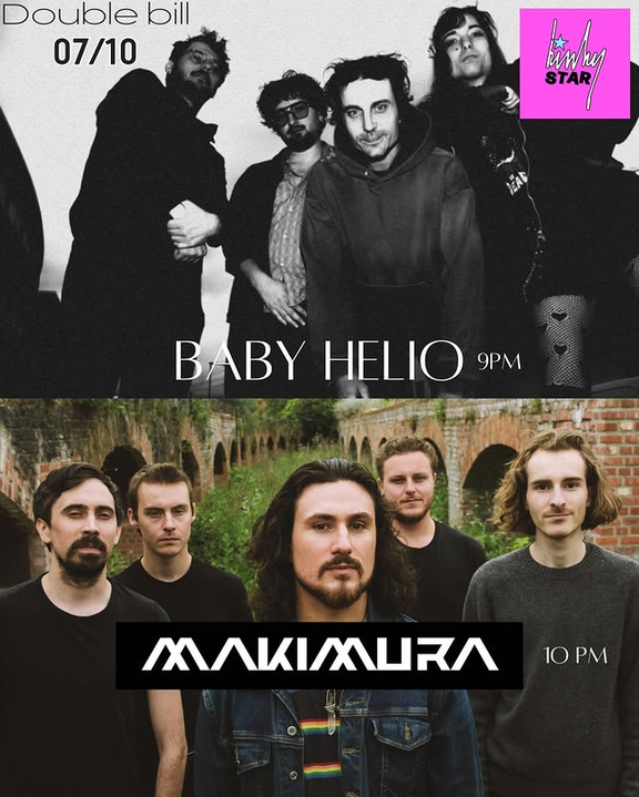 IJZERsterK: Makimura (BE) + Baby Helio (BE) poster