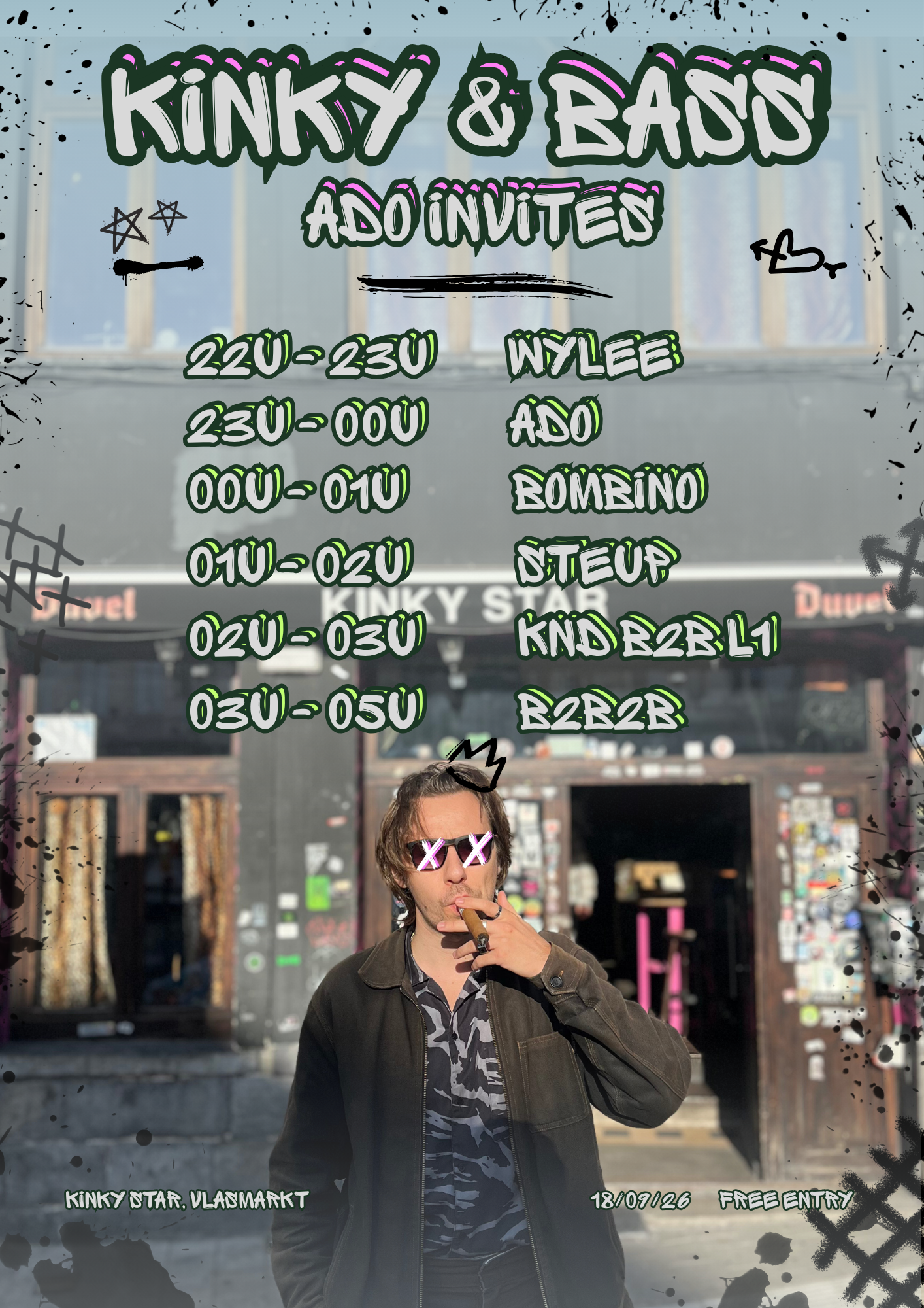 Kinky & Bass: Ado Invites poster