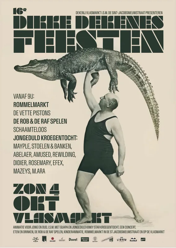 16e Dikke Dekenesfeesten poster