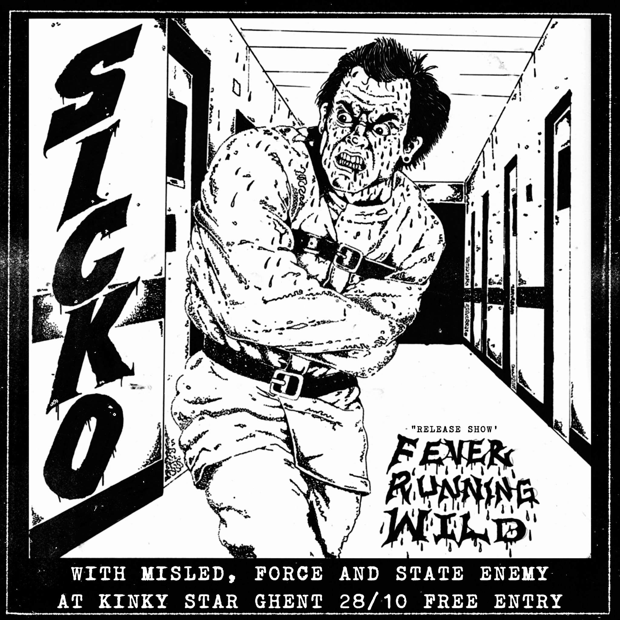 KINKY KAPOT: Sicko (BE) [Release] + Force (BE) + Misled (BE) + State Enemy (BE) poster