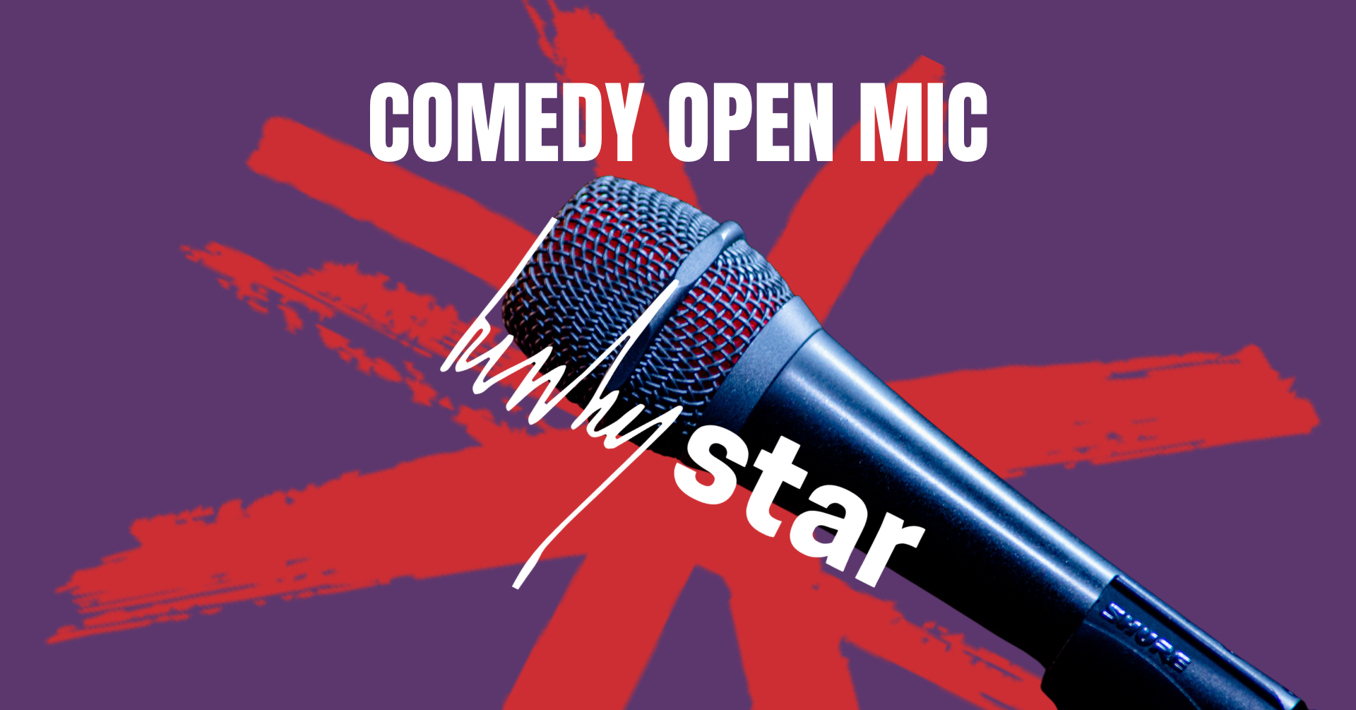 Comedy open mic @ Kinky Star poster
