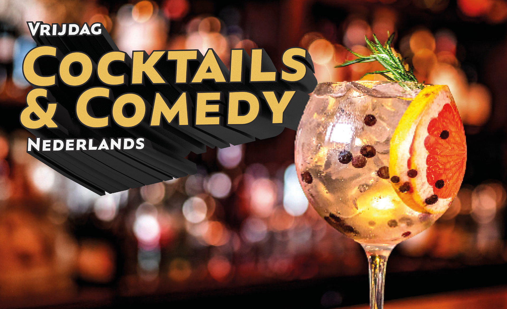 Cocktails & Comedy at Comedy Cafe, Amsterdam — Comedy Cafe, Amsterdam