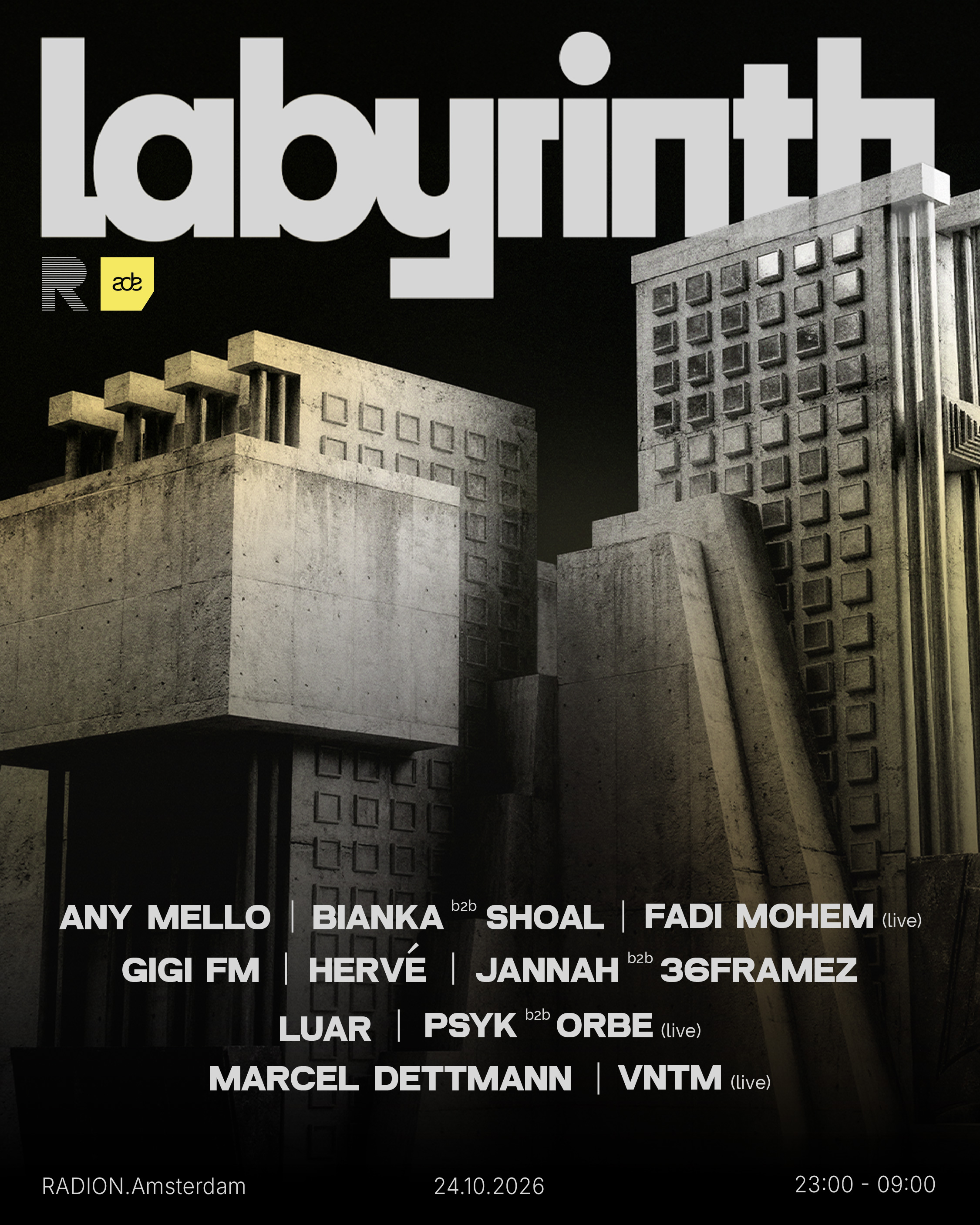 LABYRINTH 1 YEAR ANNIVERSARY | ADE